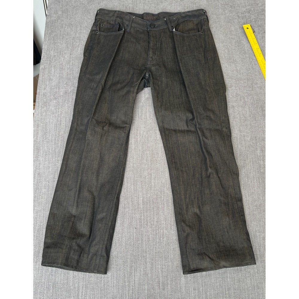 Vintage RSRV Ripe Jeans Mens 38 Black Denim 5-Pocket Streetwear Straight Leg